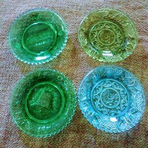 Westmoreland Glass cup plates 3.5 inches
